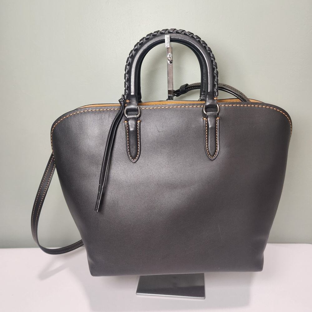 COACH 1941 Dakota Satchel Handbag Black Whipstitch 59983 V2